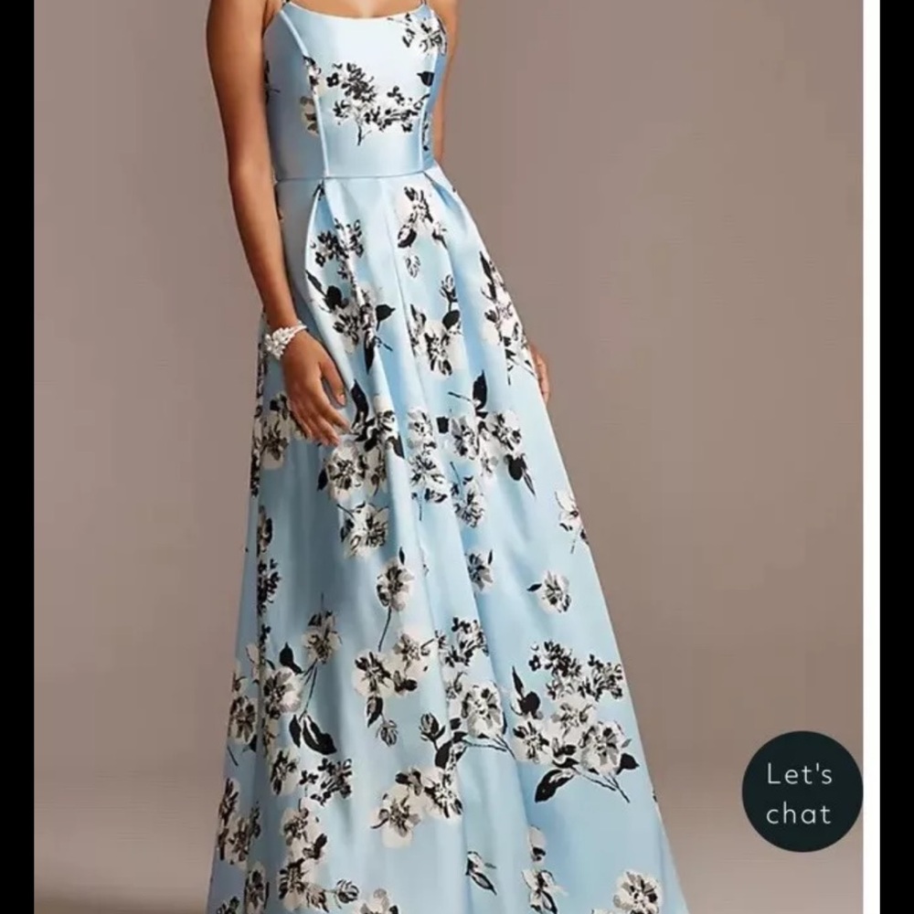 Speechless‎ Blue A-line Sleeveless Prom Dress